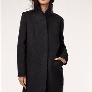 WILFRED cocoon wool coat